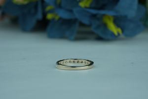 Anillo de moissanita de diamante cultivado en laboratorio de lujo corte redondo VS1 claridad IGI SGL certificado Oro rosa oro plata proveedor mayorista - Product Image 4