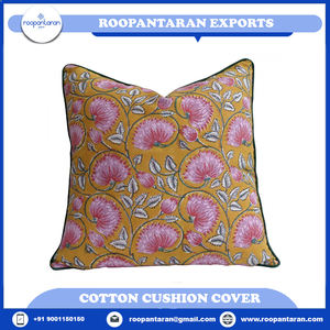 Las últimas Fundas de cojín bordadas con estilo 100% tela de algodón Impresión de bloque de mano funda de cojín impresa a mano funda de almohada - Product Image 2