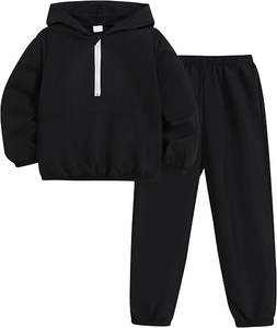 2025ชุดวอร์ม2ชิ้นสำหรับผู้ชายชุดออกกำลังกายแขนยาวซิปหน้าแบบลำลองใหม่ออกแบบโลโก้ได้ตามต้องการ - Product Image 1