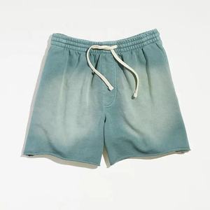 Pantalones cortos deportivos para correr de lana de algodón de rizo francés Vintage para hombre - Product Image 4