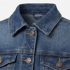 แจ็คเก็ตยีนส์ผู้หญิงสั่งทำพิเศษ ย้อมสีพื้น ผ้าฝ้ายหนา ระบายอากาศได้ดี สีตามสั่ง ไซส์ใหญ่ แฟชั่นฤดูหนาว ทันสมัย คุณภาพสูง - Product Image 4