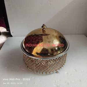 Cacerola de acero inoxidable de diseño de lujo, olla caliente de Material metálico de calidad creativa para organizador de eventos de boda a bajo precio - Product Image 2