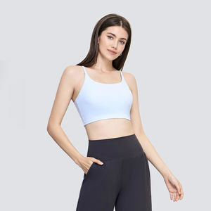 Offre Spéciale femmes Yoga vêtements de sport Gym haut court une épaule culture soutien-gorge de sport bretelles réglables vêtements de Fitness soutien-gorge de sport - Product Image 2