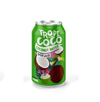 Groothandel 330Ml Premium Gefilterd Kokoswater Tan Merk Oem Geaccepteerd Gratis Monster Ontwerp Sap In Fles Van Vietnam Export