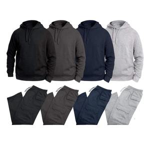 เสื้อฮู้ดโอเวอร์ไซส์350gsm ผ้าคอตตอนพื้นฐานสีดำพิมพ์โลโก้ได้ตามต้องการ - Product Image 3