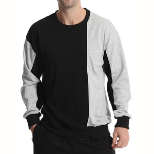 เสื้อสเวตเตอร์ผ้าฟลีซสำหรับผู้ชายใส่ในฤดูใบไม้ร่วงผ้าคอตตอนผสมเป็นมิตรกับสิ่งแวดล้อม - Product Image 1