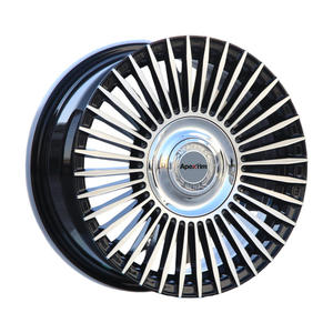 Jantes pour Audi Q7 Q8, 22 pouces, design turbine, finition bicolore, coupe diamant, 5x112 PCD, luxe, forgées, performance, roues SUV, mise à niveau - Product Image 3