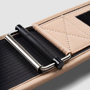 Ceinture de musculation à verrouillage rapide pour la gym, nouvelle ceinture de levage de poids en nylon à verrouillage rapide, ceinture d'entraînement avec support dorsal et logo personnalisé - Product Image 4