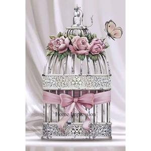 โต๊ะงานแต่งงานแหวนชุบทองโลหะทนทานดอกไม้ประดิษฐ์ใบไม้ปรับขนาดได้ตามต้องการ - Product Image 3