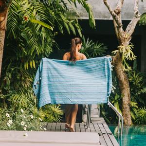 Serviettes de plage colorées Pestemal avec logo impression personnalisée sans sable 100% coton serviettes turques ensembles de serviettes de bain de luxe pour hôtel - Product Image 2