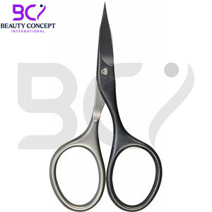 Tijeras para Uñas de Alta Calidad en Dos Tonos, Combinación de Color Negro Titanio, Hoja Curva con Punta Afilada, Precio Razonable - Product Image 2