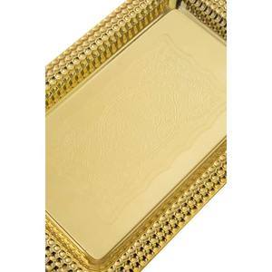 Top Trending Golden Designer Metal Serving <b>Tray</b> New Luxurious Quality At Wholesale Price New Arrival - Product Image 4