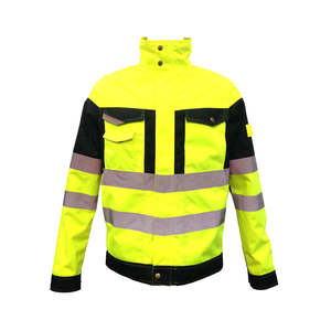 Chaquetas de Trabajo de Alta Visibilidad para Hombre, Ropa de Trabajo de Seguridad Reflectante para Construcción, Suministro de Fábrica al por Mayor OEM - Product Image 3