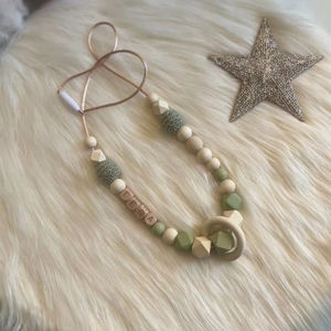 Cuentas de silicona collar de lactancia mamá bebé accesorios cordón diseños - Product Image 1