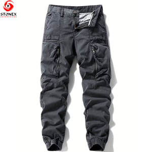 กางเกงคาร์โก้ผ้าแคนวาสผู้ชายสั่งทำพิเศษ ระบายอากาศ แห้งเร็ว ผ้าฝ้าย 100% สไตล์ลำลอง มีหลายกระเป๋า เหมาะสำหรับใส่เที่ยวเล่นกลางแจ้ง - Product Image 1