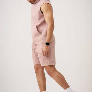 Women Sleeveless Hooded Short Set - Stylish and Breathable Two-Piece Outfit for Summer, Perfect for Fitness and Lounging - Product Image 4