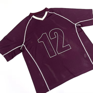 Camiseta de fútbol americano corta personalizada, camiseta de fútbol americano sublimada al por mayor para ropa de equipo - Product Image 4