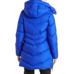 Veste bouffante à capuche enduit printemps coupe-vent imperméable High Street Style lâche couleur unie fermeture éclair couleur personnalisée prix de gros - Product Image 4