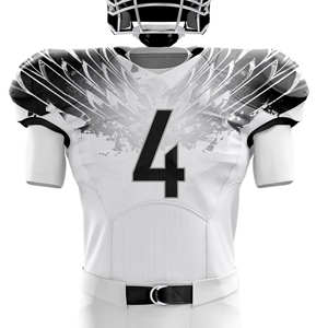 Grande demande Uniformes de football américain Logo personnalisé imprimé Vêtements de sport de haute qualité Ensemble d'uniformes de football américain élégants - Product Image 2