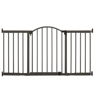 Свободно стоящие ворота для домашних животных металлические защитные ворота для щенков и других домашних животных для домашнего сада на открытом воздухе сделано в Индии