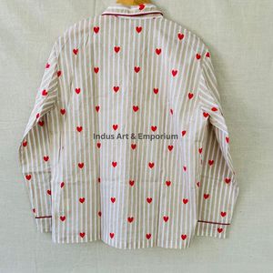 Nuevo Conjunto de Pijama de Algodón para Niños, Hermoso Conjunto de Pijama de Algodón Estampado Indio, Ropa de Dormir 100% Algodón - Product Image 4