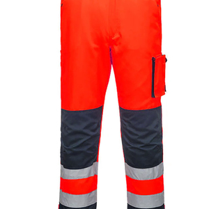 Wholesale High Quality Custom Men Bib High Visibility Construction Overall Workwear <b>Hi</b> <b>Vis</b> Silk Waterproof Brace <b>Pants</b> - Product Image 3