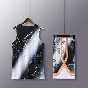 Maillots de basket-ball personnalisés vêtements de basket-ball pour hommes sublimation complète respirant jeunesse ensemble complet uniforme de basket-ball Kits complets - Product Image 6