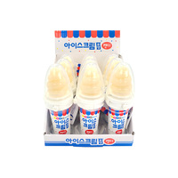 Yum'z Bites Candy Wholesale Multi-Colored Cream Flavor Sweet Ice-Cream Shaped Hard Candy Block Coated Bag Packaging 24g 24 Month