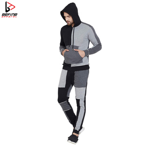 Custom Logo Print Men's Eco-Friendly <b>Oversized</b> Zip-up Hoodie and Sweatpants Track Suit <b>Jogger</b> Breathable Fleece Plus Size - Product Image 3