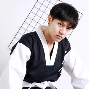 Uniforme de Taekwondo con Logotipo Personalizado de Alta Calidad, Hecho en Fábrica, Ropa de Artes Marciales de Talla Grande para Adultos, Venta al por Mayor - Product Image 2