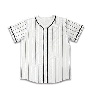 เสื้อเบสบอลแฟชั่นสำหรับผู้ชายเสื้อเจอร์ซีย์พิมพ์ลายซับลิเมชันชื่อโลโก้ทีม - Product Image 2