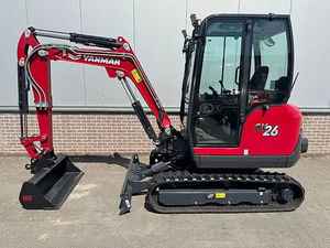 Miniexcavadora Yanmar SV26, excavadora hidráulica compacta de cola cero de 2,6 toneladas para paisajismo de construcción y trabajos de utilidad - Product Image 3