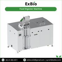 Capacité de disposition 24h/24 Exbio 2000kg/jour Machine de digesteur de compostage de déchets alimentaires inodore au meilleur prix compétitif