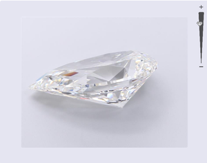10.21ct Poire Cut Lab Grown Loose Diamonds CVD HPHT VVS Certifié par IGI et pour GIA - Product Image 4
