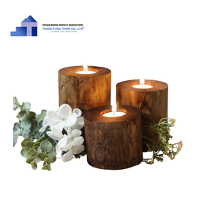 Nouveau design de bougeoirs en bois flotté de luxe personnalisés en gros bougeoirs uniques pour la décoration de la maison de l'usine du Vietnam - Product Image 5