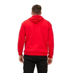 Sweats à capuche en polaire d'hiver pour hommes, 100% coton polyester, motif uni, pull thermique, sérigraphie personnalisée, vente en gros - Product Image 6