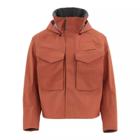 Veste de travail imperméable en toile, style streetwear, coupe-vent haute visibilité, couleur unie, avec capuche amovible et fermeture éclair frontale