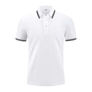 100% algodón personalizado para camisas POLO tejido transpirable absorbente de sudor alto verano uniforme de trabajo Tops - Product Image 2