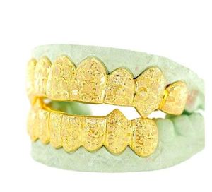 Custom-Made 14K Solid Gold Sterling <b>Silver</b> 30g Hip Hop Grillz Open Face Two-Tone Diamond Cut Fine Custom Jewelry for Men Women - Product Image 4