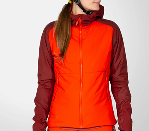 SPRINT SPORTS Unisex Full Zip Windproof Eco-Friendly Quick Dry <b>Cycling</b> <b>Jacket</b> Long Sleeve Mustard Color 100% Polyester Adult - Product Image 4