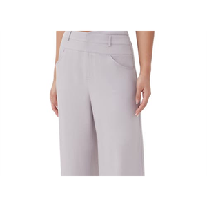 Pantaloni a Gamba Larga Elodie 4th & Reckless a Vita Alta in Lilla Taglia XL, Traspiranti in Tela con Chiusura Elastica in Vita - Product Image 2