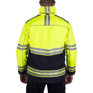 Men's <b>Hi</b> <b>Vis</b> Reflective Workwear <b>Jacket</b> High Visibility Safety Construction Industrial Security <b>Waterproof</b> Winter <b>Jacket</b> - Product Image 4