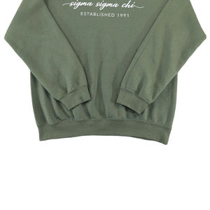 เสื้อสเวตเตอร์คอกลมสำหรับผู้ชายไซส์พิเศษออกแบบได้ตามต้องการใช้ปักลายด้วยกรดผ้ากำมะหยี่สำหรับฤดูหนาว - Product Image 3