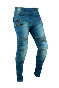 Pantalones de Motociclismo D-Ride Moto Faded Blue para Hombre, Mezcla de Poliéster/Algodón, Diseño Protector, Transpirable, de Secado Rápido, Personalizable - Product Image 4