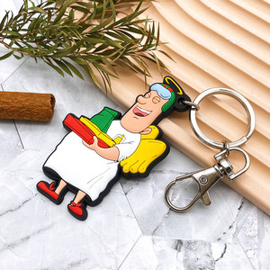 <b>Custom</b> Soft PVC <b>Key</b> <b>Ring</b> Manufacturer, Marktex - Product Image 3