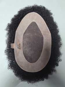 Perruque Toupet en Cheveux du Bangladesh Mono Curly Yaki Style pour Prothèses Indiennes et Afro - Product Image 4