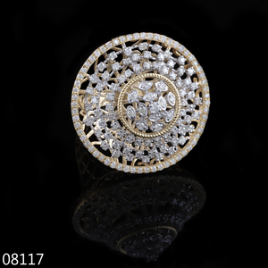 Fino 14K oro blanco sólido VVS laboratorio cultivado diamante Unisex clásico anillo de compromiso eternidad boda banda chapado en oro IGI certificado - Product Image 4