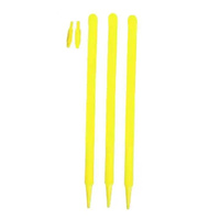Wickets de cricket professionnels en bois personnalisés avec 3 stumps et 2 bails, couleur personnalisée, Power Hint SS-SAH-786-043, pour usage extérieur/intérieur