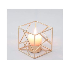 Artistic metal filigree <b>lantern</b> candle holders handcrafted for meditation yoga spa and warm ambient home lighting - Product Image 3