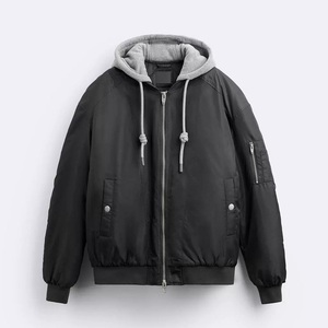 Vente en gros Hiver Nouveau Mens Down Jacket Warm Windbreaker Casual Custom Logo Manteau à capuche pour les hommes - Product Image 3